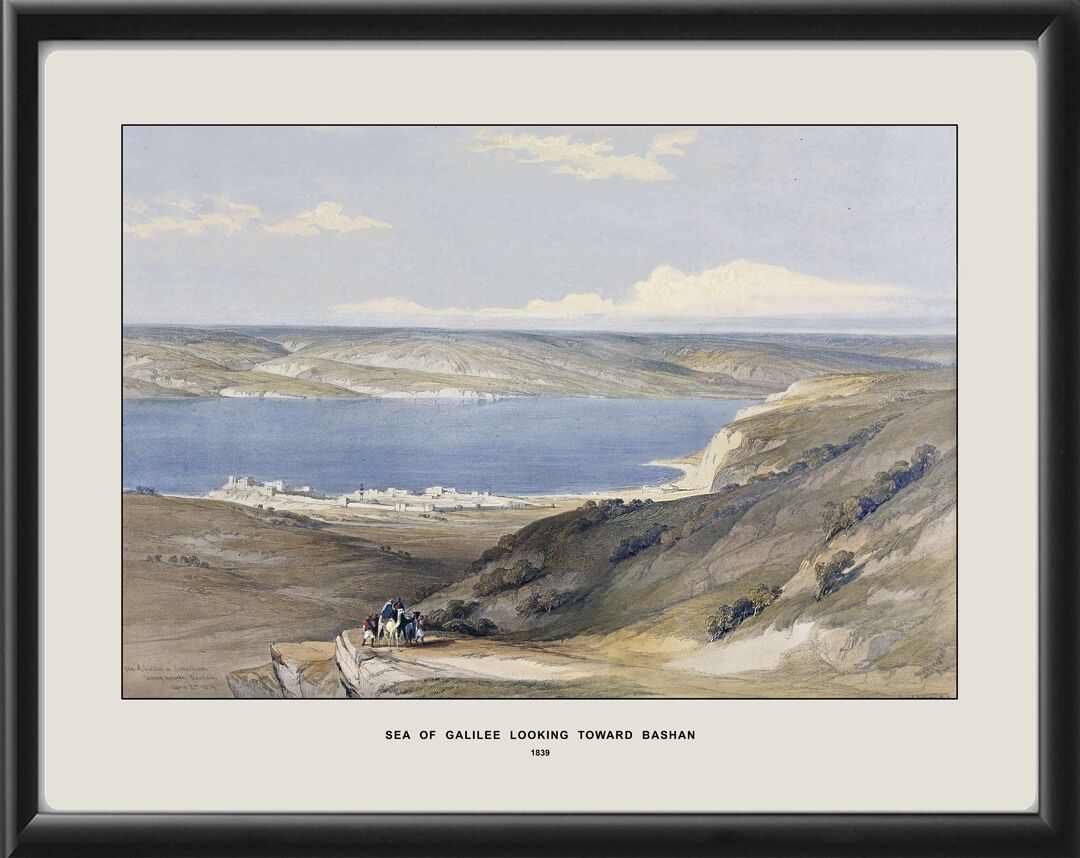 Sea of Galilee Israel 1839