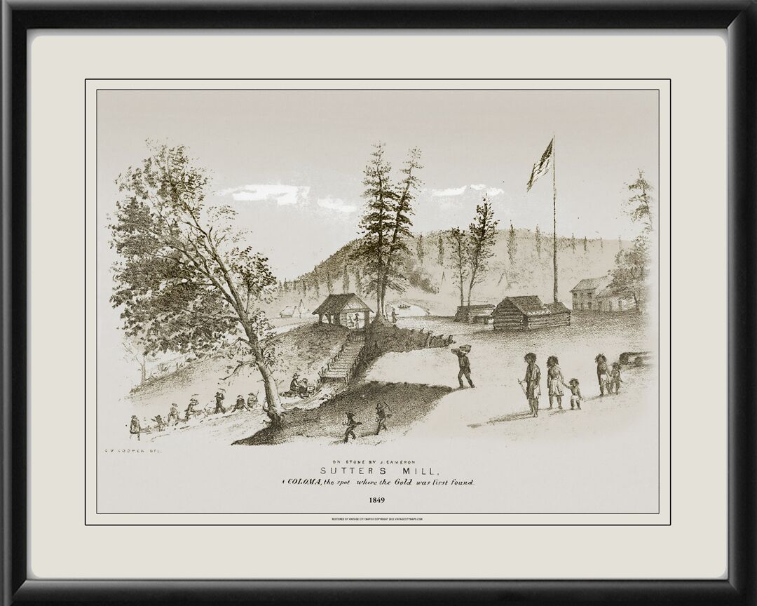 Sutter's Mill, Coloma CA 1849