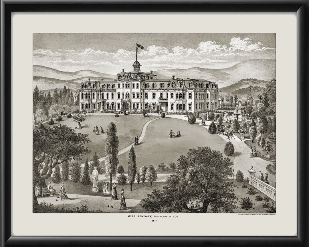 Mills Seminary (College) Oakland CA 1878