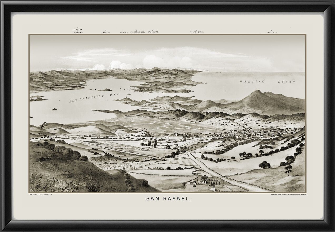 San Rafael CA 1800s Britton & Rey