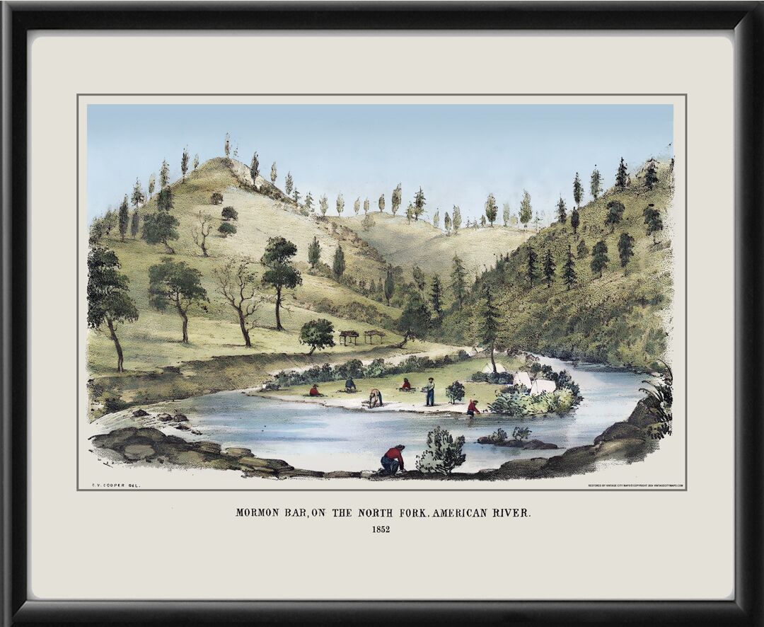 Mormon Bar on the North Fork of the American River 1852