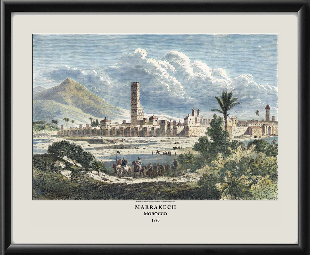 Marrakech Morocco 1870