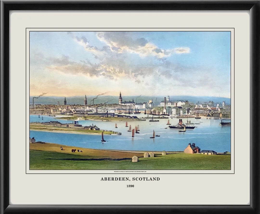 Aberdeen Scotland 1890 T. Nelson