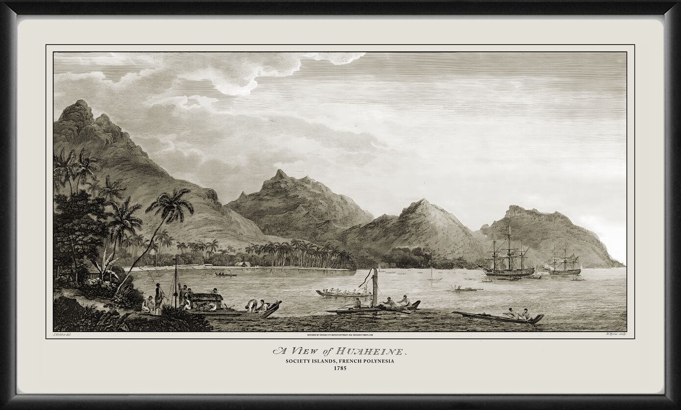 Huaheine French Polynesia 1785