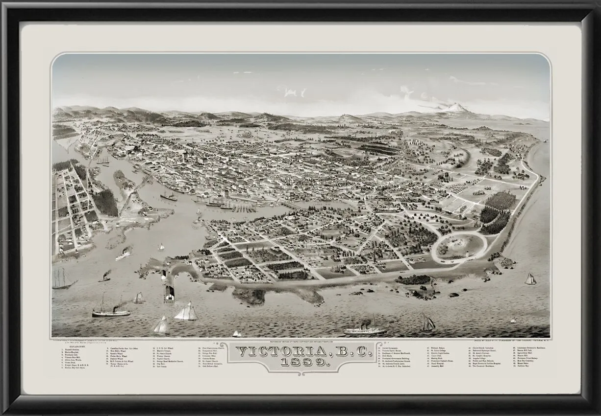 Victoria BC Canada 1889