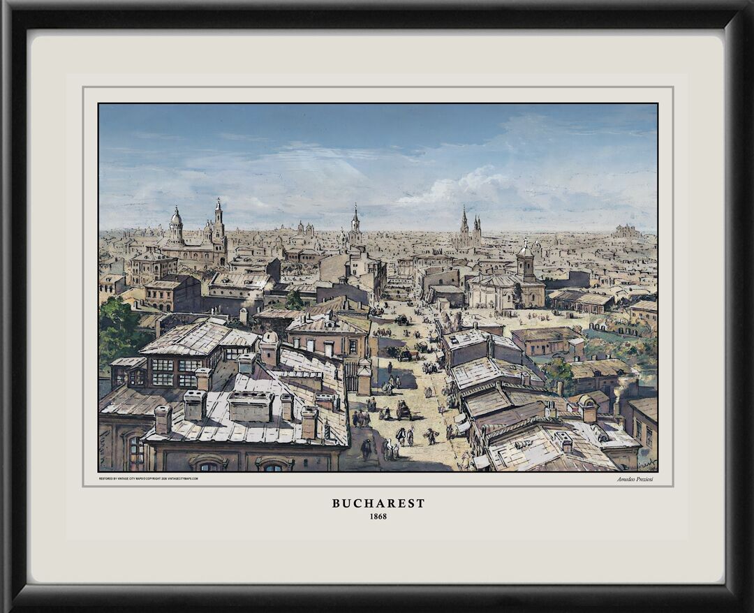 Bucharest Romania 1868 Amedeo Preziosi