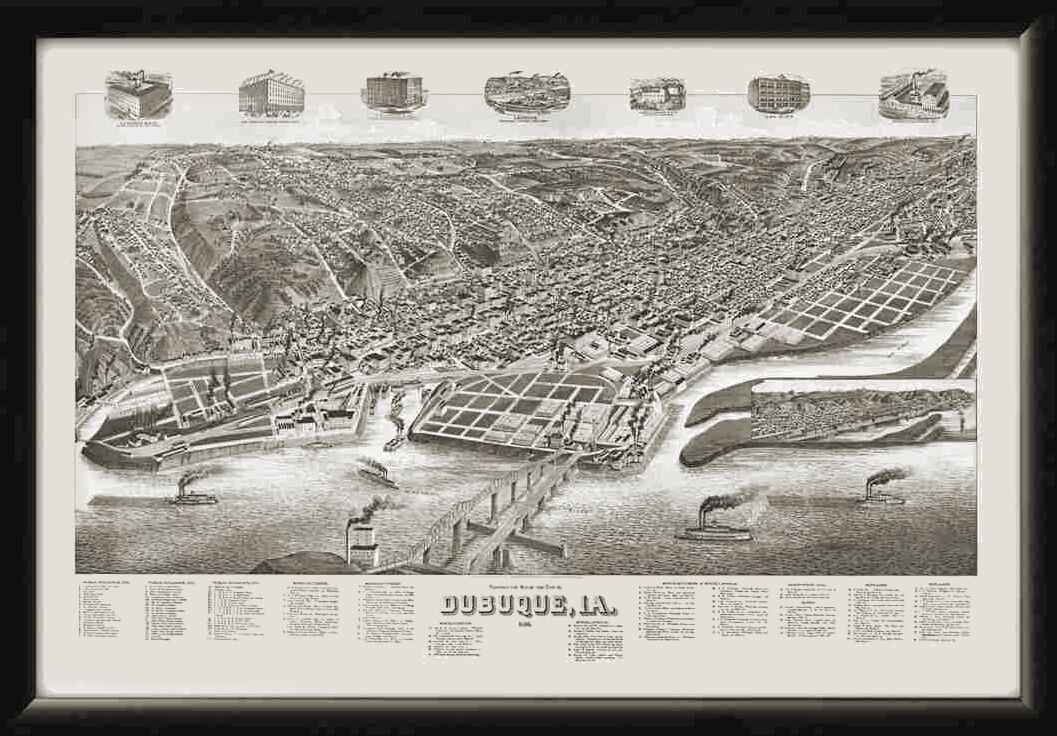 Dubuque IA 1889 TM