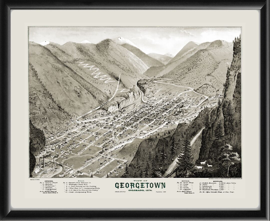 Georgetown CO 1874 ES Glover