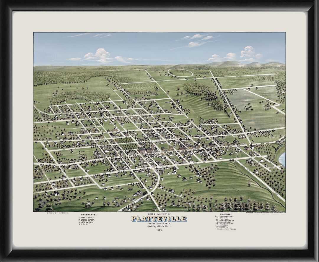 Platteville WI 1875