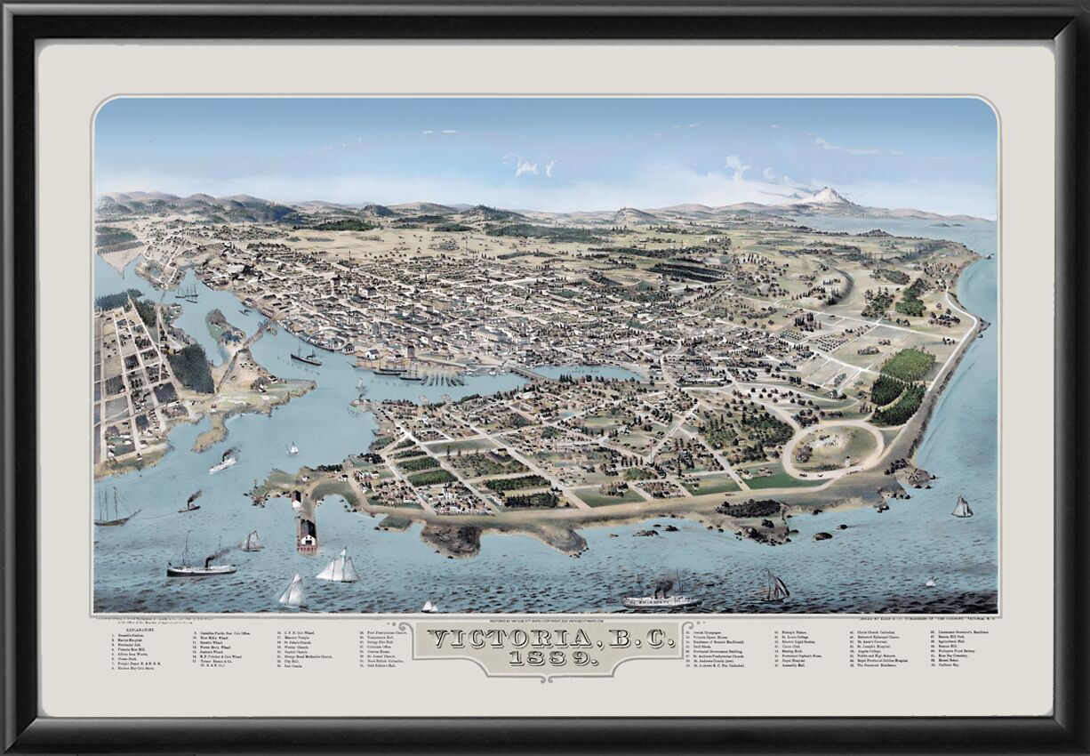 Victoria BC Canada 1889