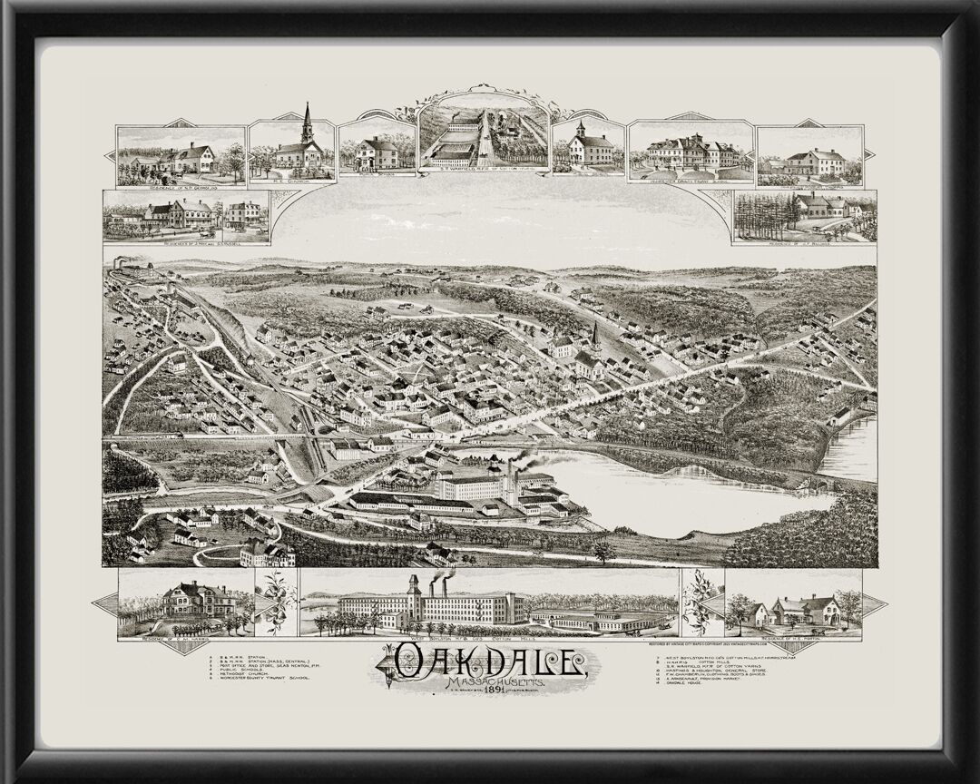 Oakdale MA 1891 OH Bailey Tm