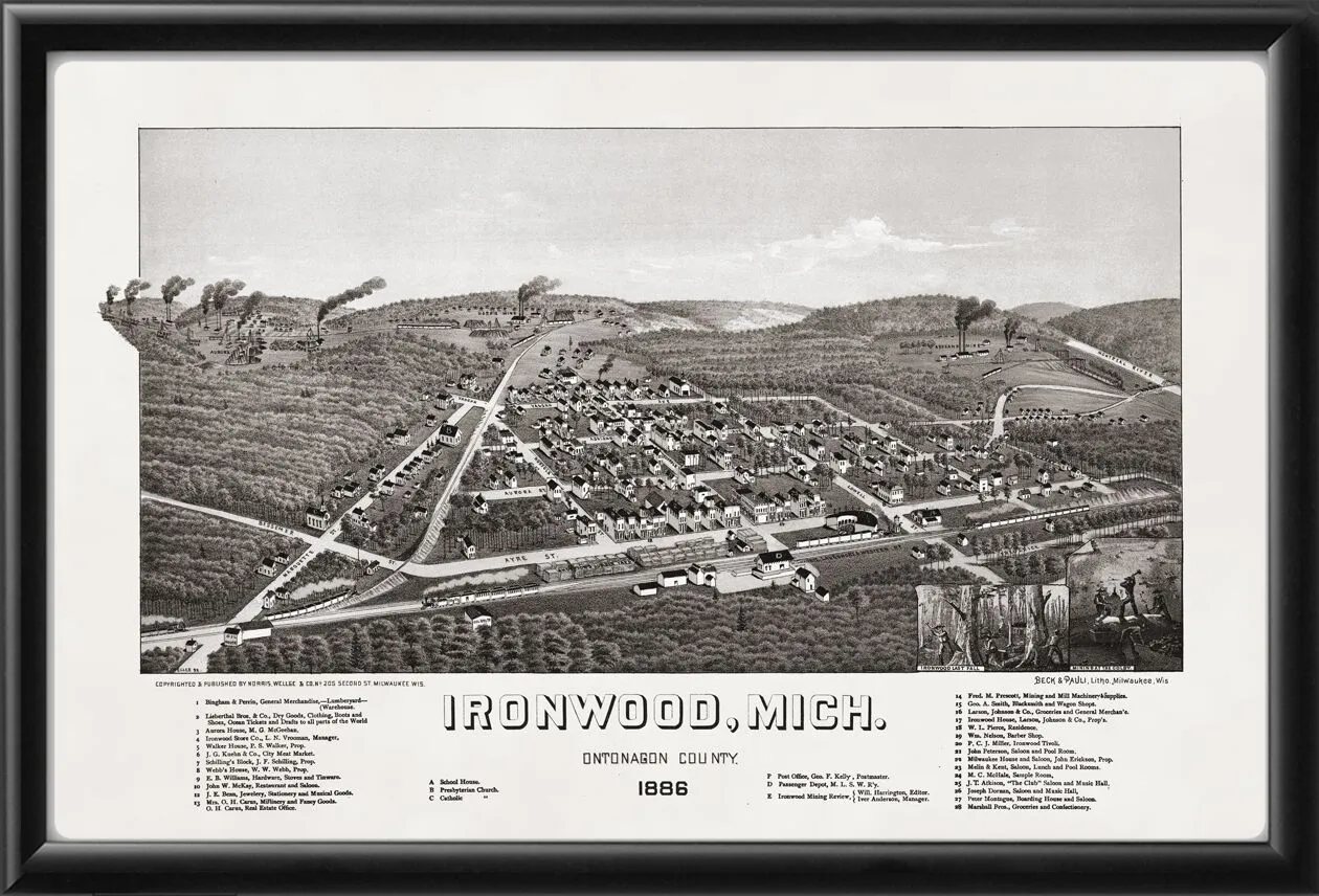 Ironwood MI 1886