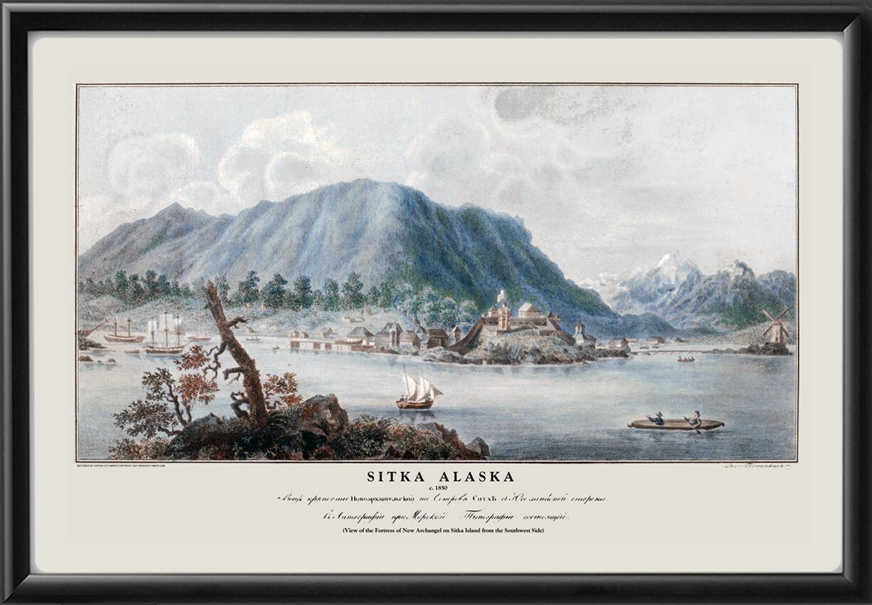 Sitka (New Archangel) Alaska 1850