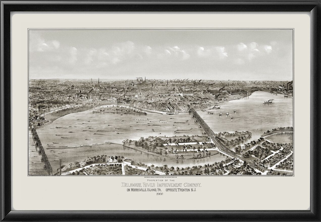 Trenton NJ 1900 TM Fowler