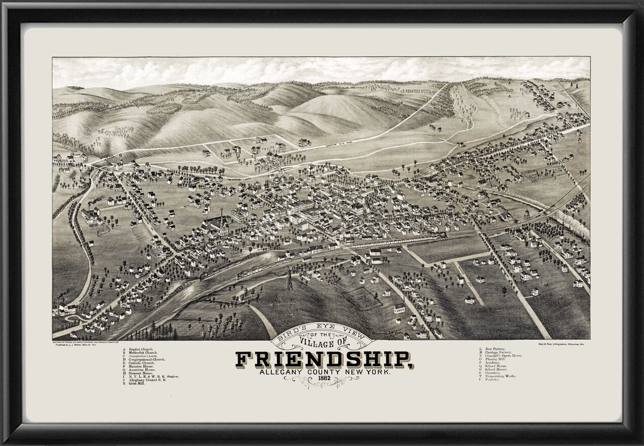 Friendship NY 1892 LRBurleigh Tm
