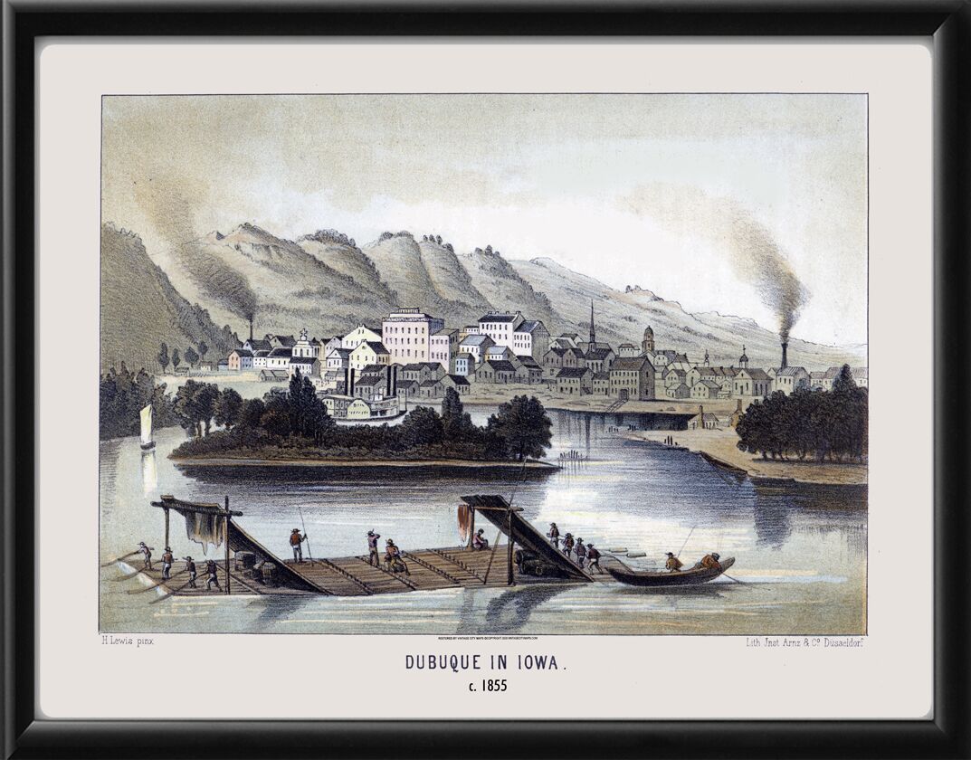 Dubuque IA 1855