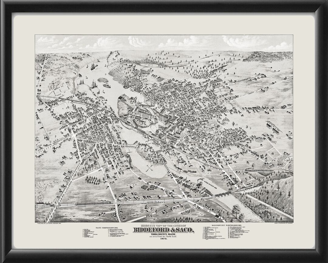 Biddeford & Saco ME 1875
