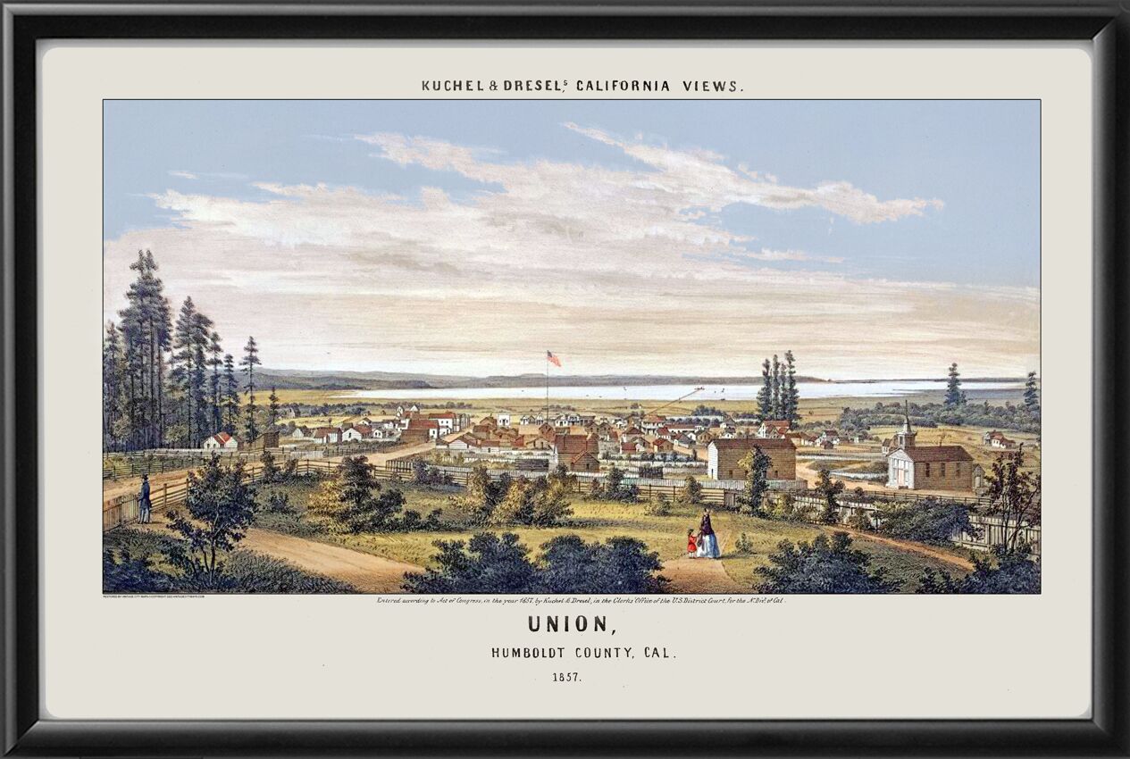 Arcata (Union) CA 1857 (Color)
