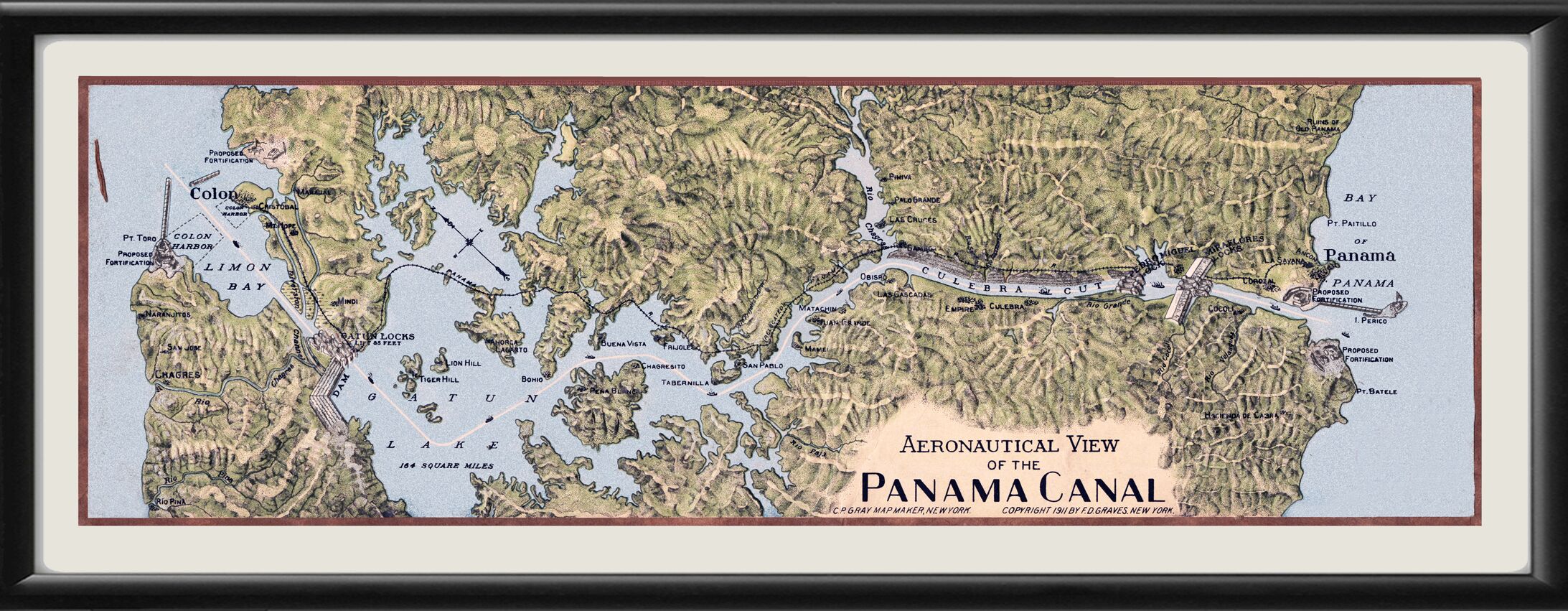 Panama Canal 1911