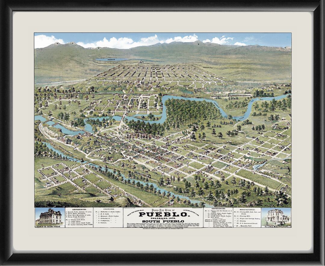 Pueblo CO 1874 ES Glover