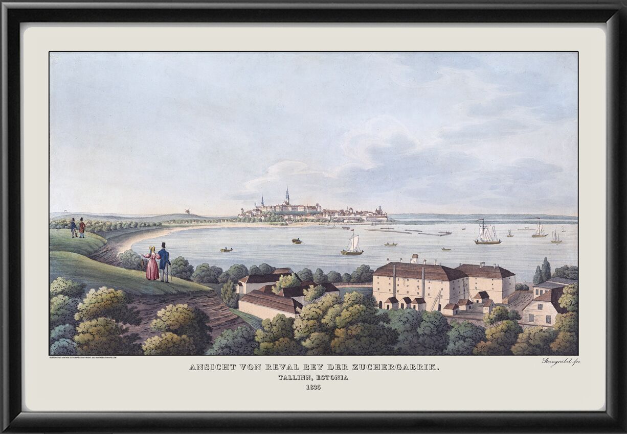 Tallinn Estonia From the Sugar Factory 1835