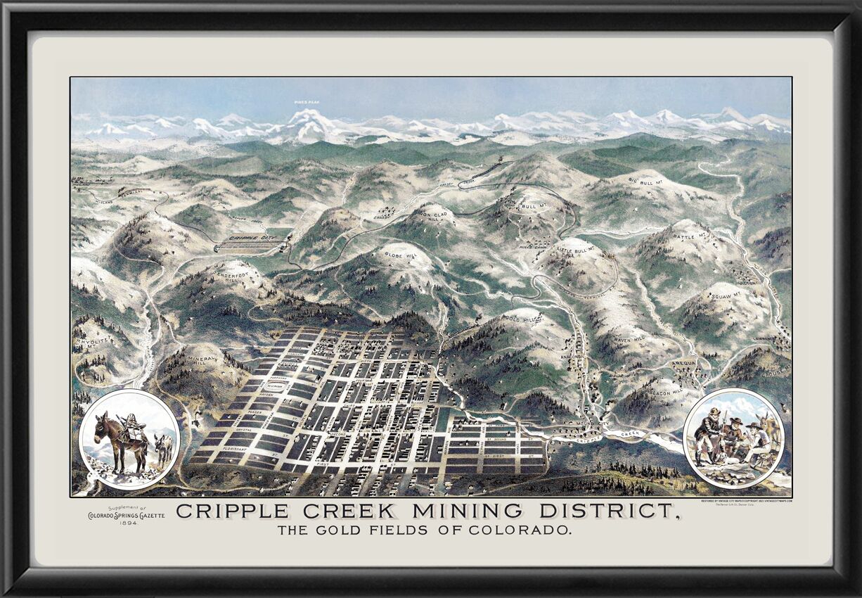 Cripple Creek CO 1894 (Color)