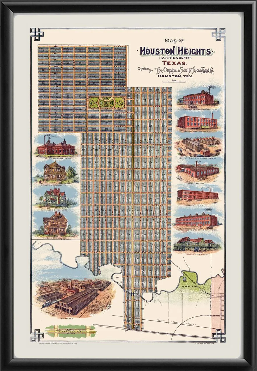 Houston Heights - Houston TX 1891