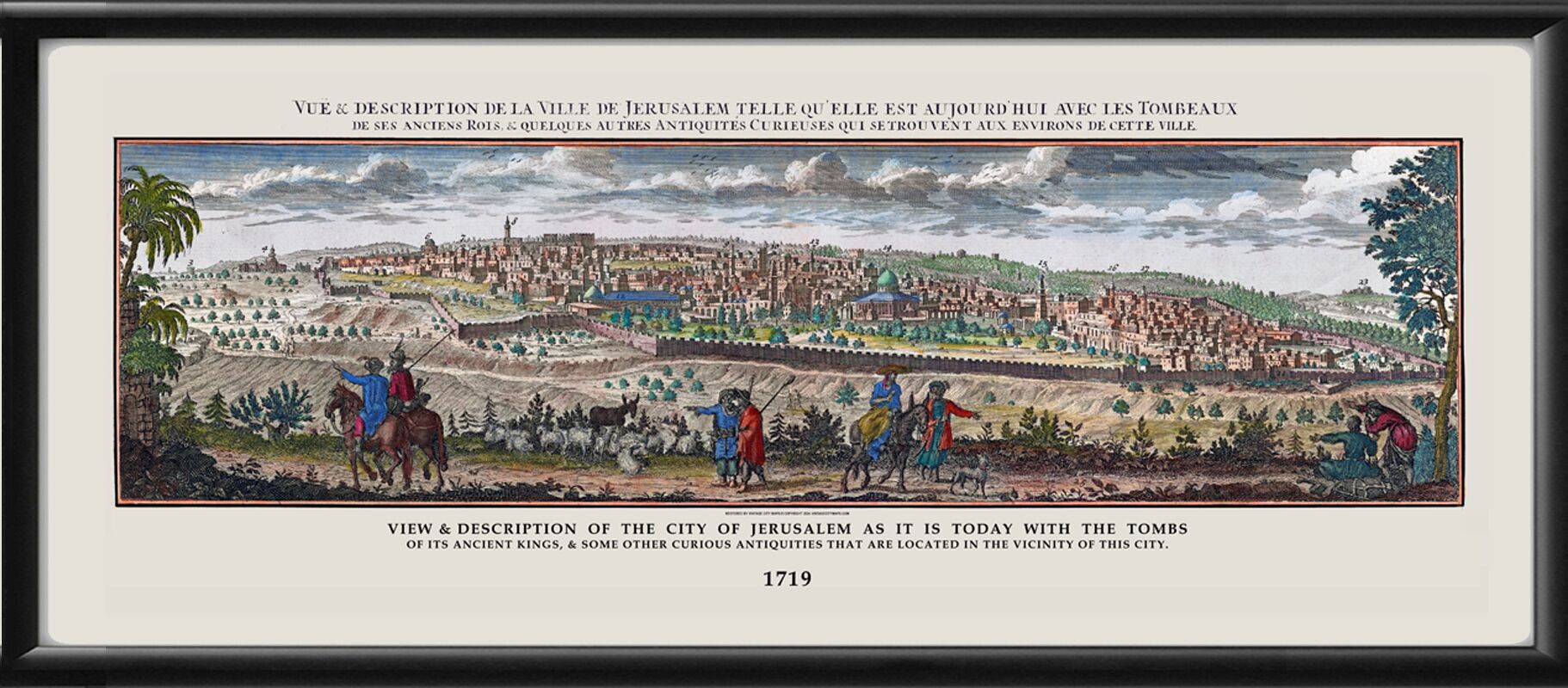 Jerusalem Israel 1719 Panoramic View