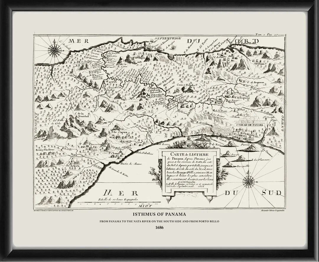 Isthmus of Panama 1686