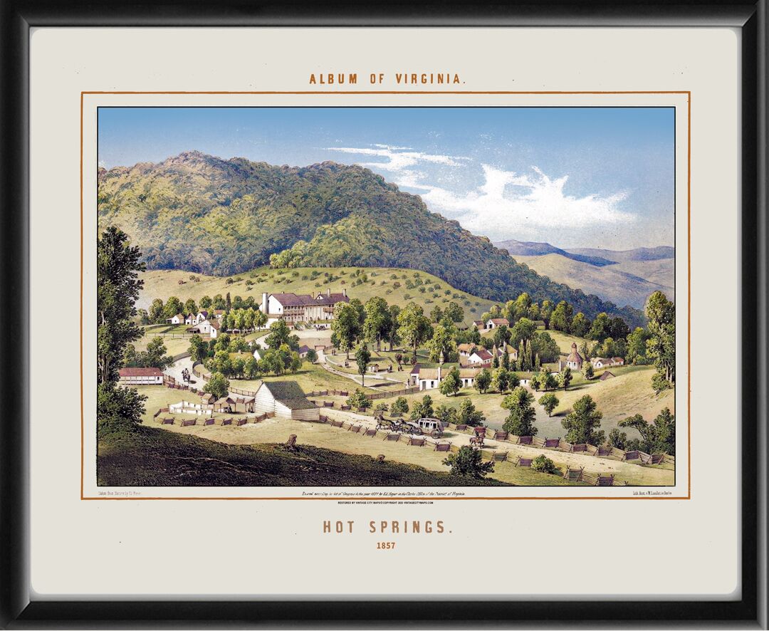 Hot Springs VA 1857 Edward Beyer