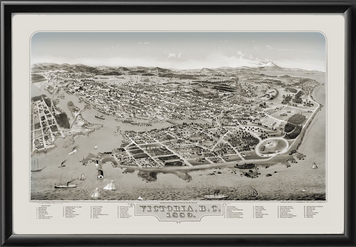 Victoria BC Canada 1889
