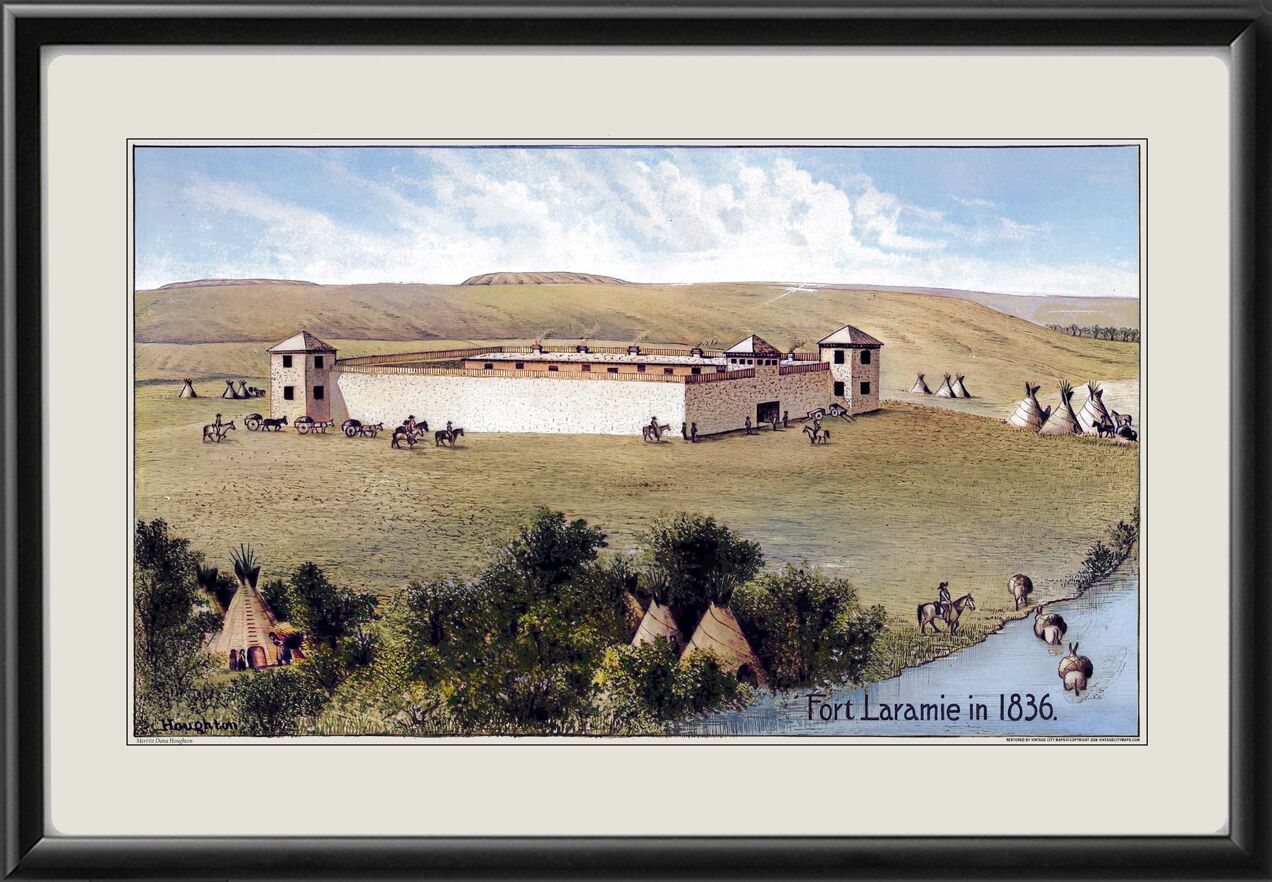 Fort Laramie WY 1836 Merritt Dana Houghton