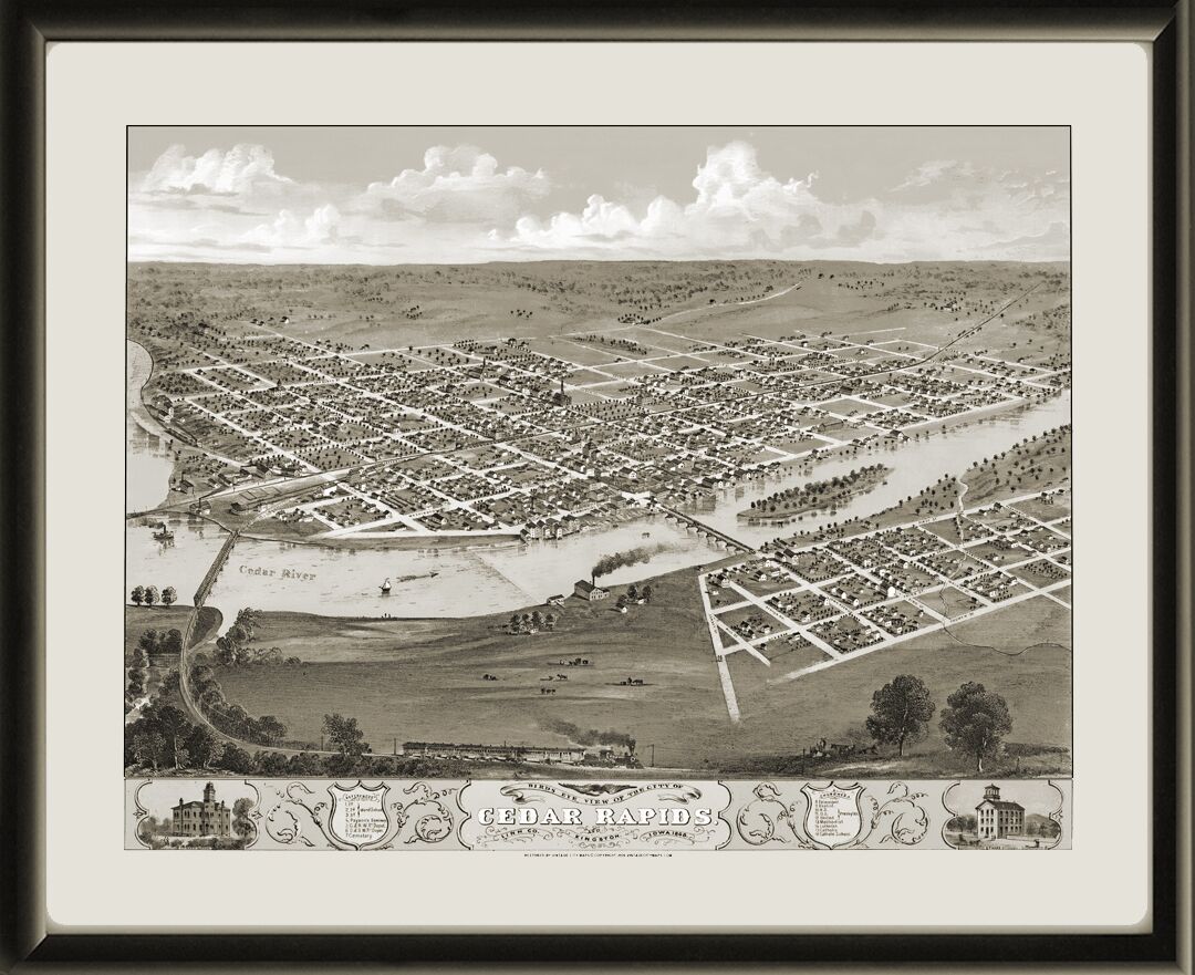 Cedar Rapids IA 1868
