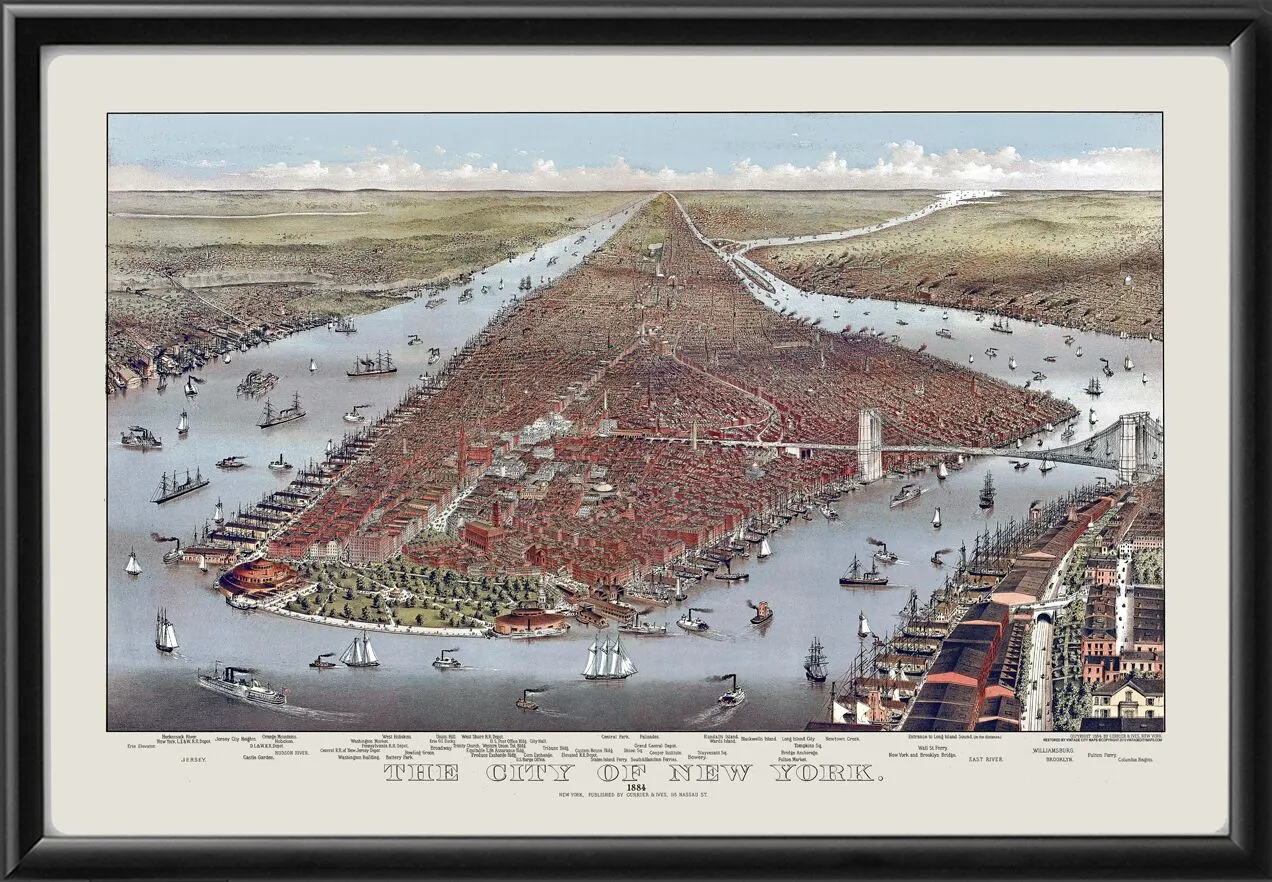 New York City NY 1884 TM
