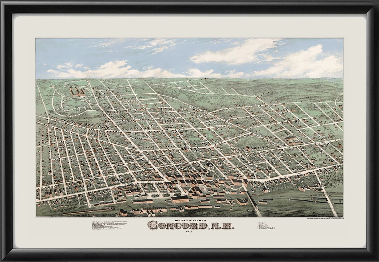 Concord NH 1875 HH Bailey TM