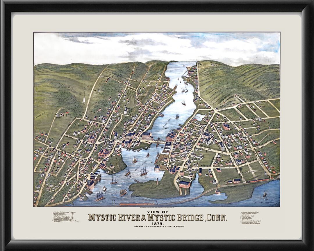 Mystic River CT 1879