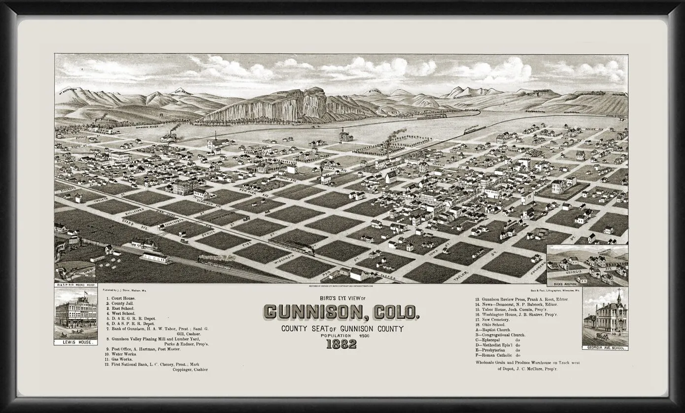 Gunnison CO 1882