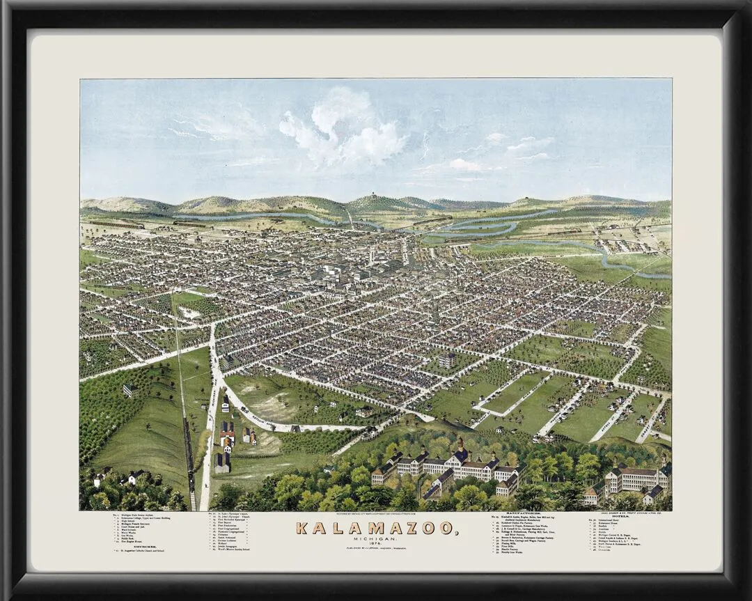 Kalamazoo MI 1874