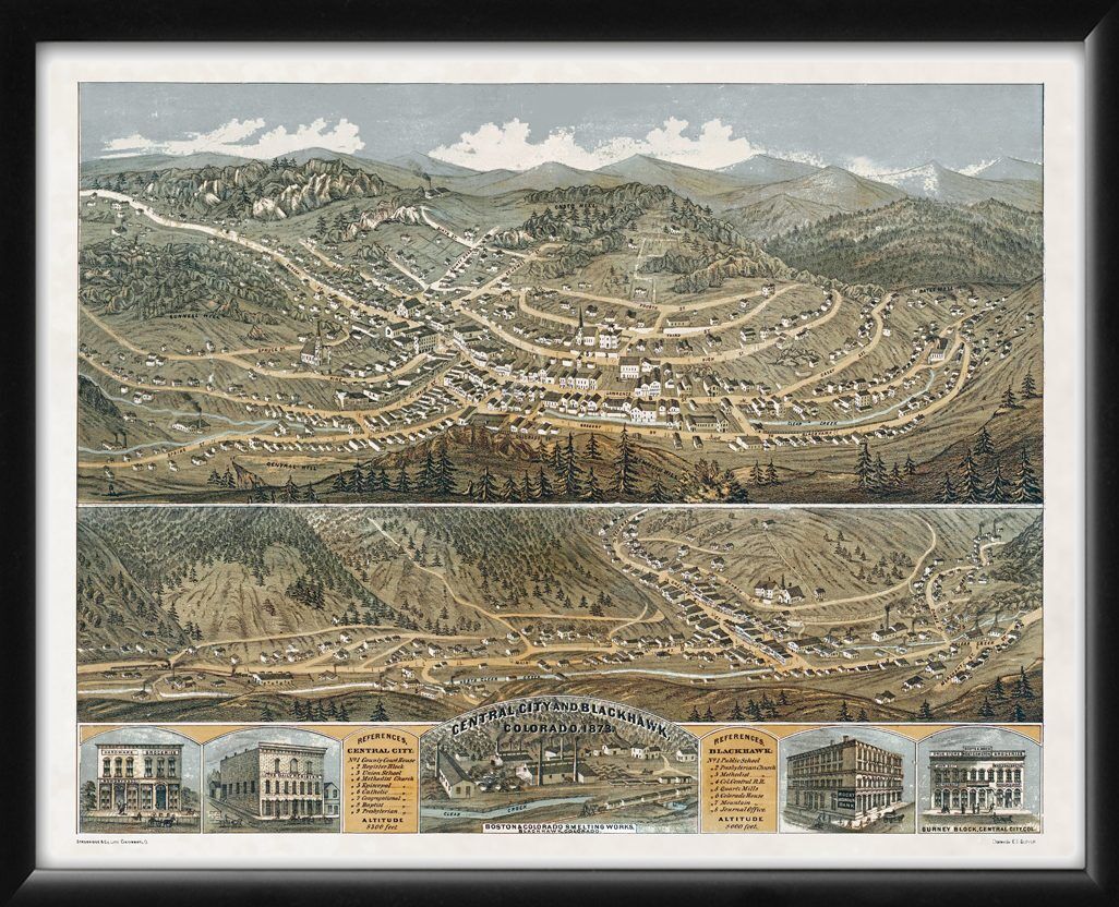 Central City & Black Hawk CO 1873