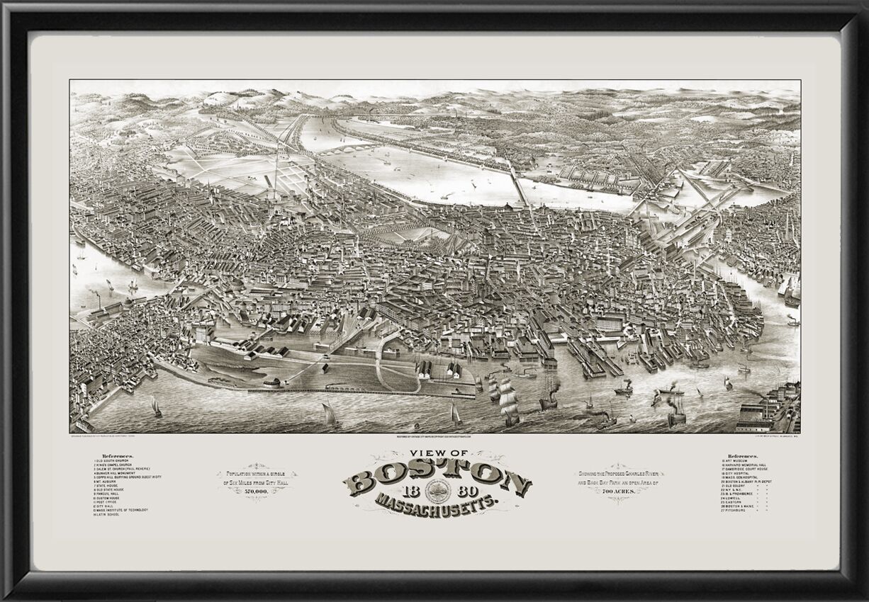 Boston MA 1880 HHRowley TM