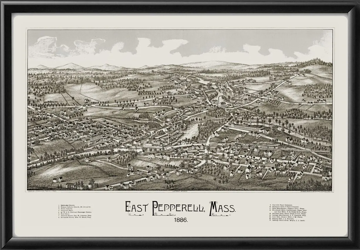 East Pepperell MA 1886 Burleigh TM