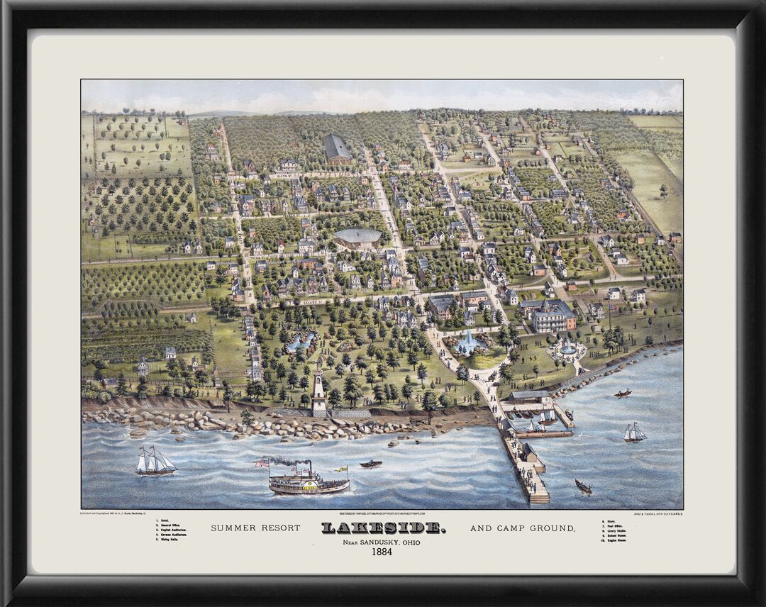 Sandusky - Lakeside Summer Resort - OH 1884