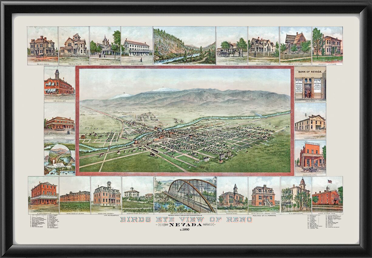 Reno NV 1890 C.C. Powning TM