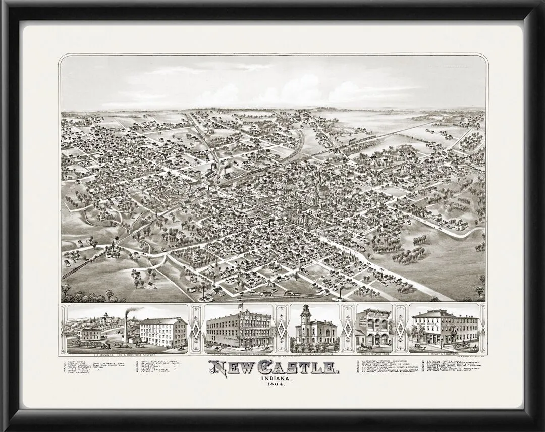 New Castle IN 1884
