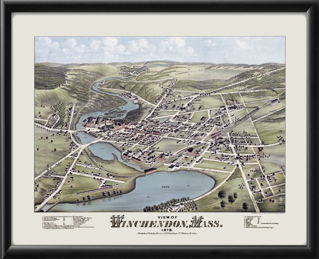 Winchendon MA 1878 (Color)