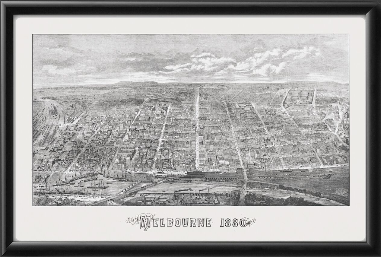 Melbourne Australia 1880