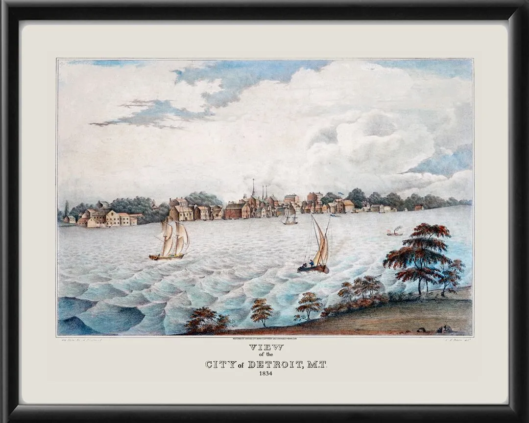 Detroit MI 1834 Caleb Davis TM