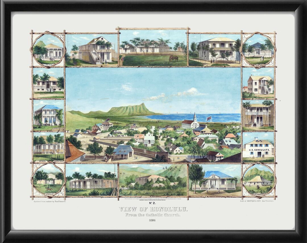Honolulu HI 1854 #2