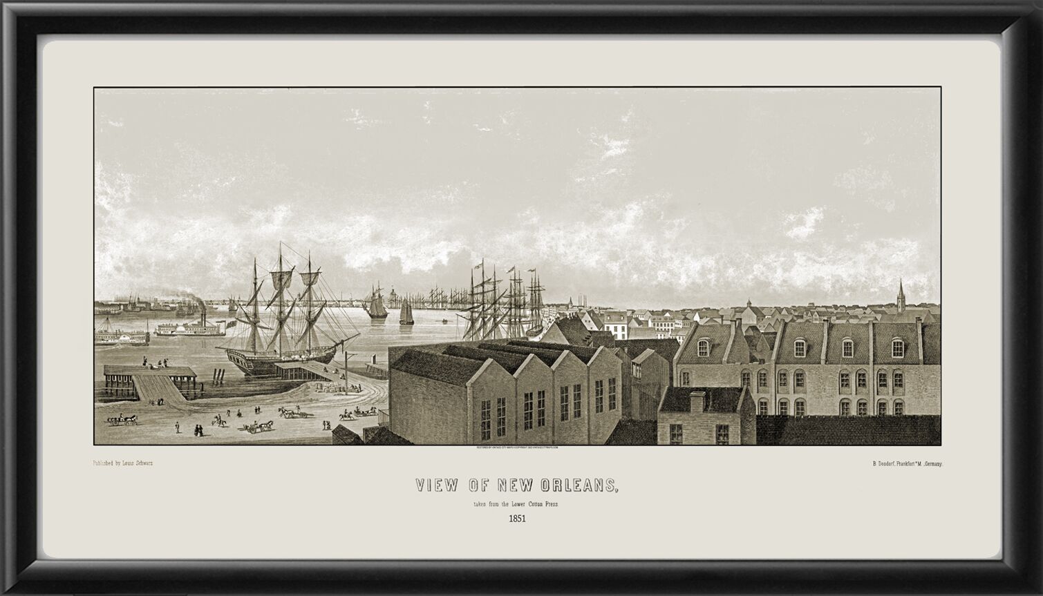 New Orleans LA 1851 Bernhard DondorfTM