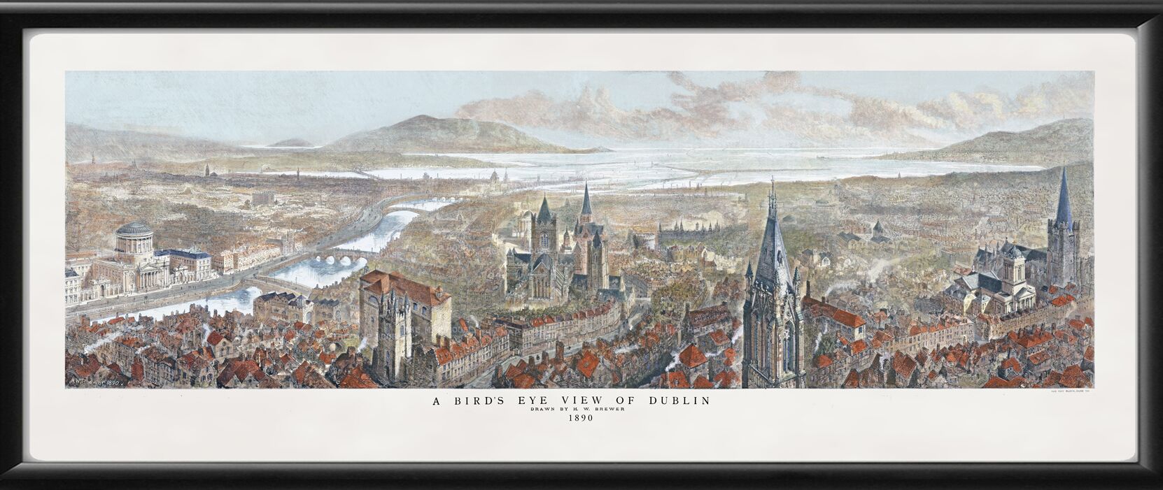 Dublin Ireland 1890 (Color)